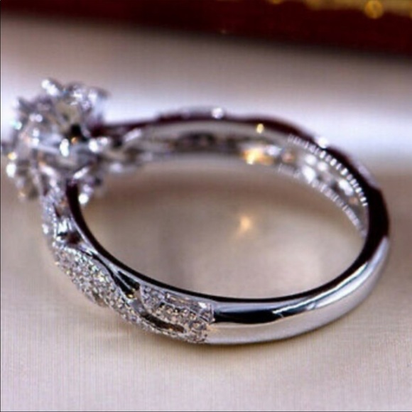 New Women’s 925 Sterling Silver Sapphire Ring - Picture 6 of 6